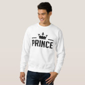 Sweatshirt Chemises Prince et Princesse (Devant entier)