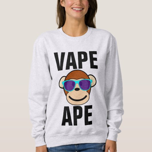 Sweatshirt Chemises VAPE APE (Devant)