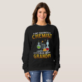 Sweatshirt Chemist Calls Me Grandpa Chemistry  Science Graphi (Devant entier)