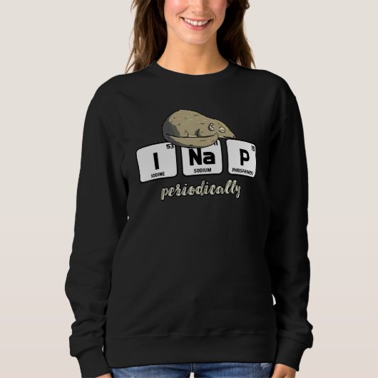 Sweatshirt Chemistry Element Science Nap (Devant)