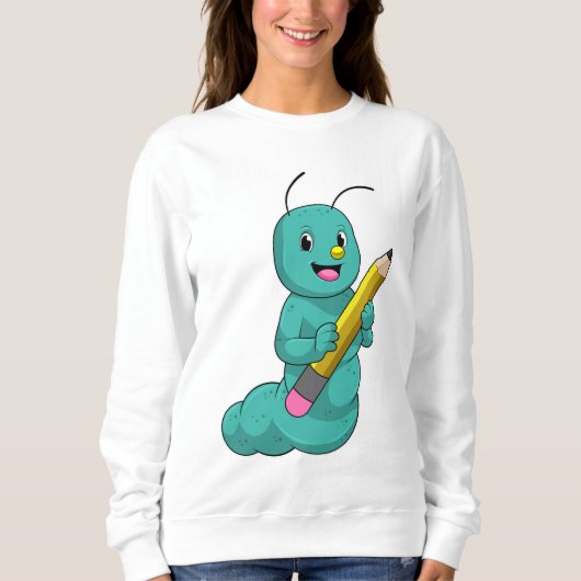 Sweatshirt Chenille au crayon (Devant)