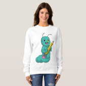 Sweatshirt Chenille au crayon (Devant entier)