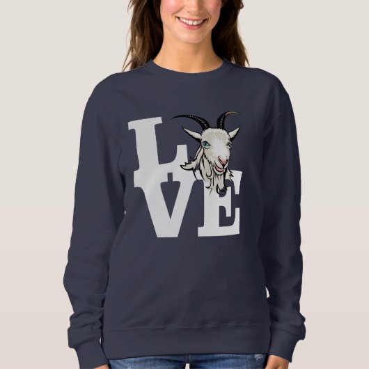 Sweatshirt CHÈQUE | Rétro L O V E (Devant)