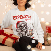 Sweatshirt cher difficile et parle de noël