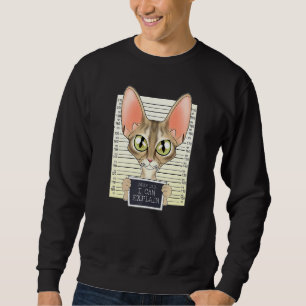 Sweatshirt Cher Papa Je Peux Expliquer Je Devon Rex Chat Papa