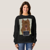 Sweatshirt Cher Papa, Je Peux Expliquer Je Pitbull Papa I Pit (Devant entier)