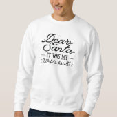 Sweatshirt Cher Père Noël (Devant)