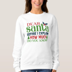 Sweatshirt Cher Père Noël, Combien En Savez-Vous ?