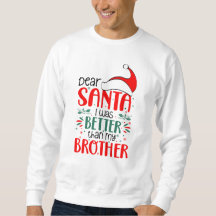 Cher Père Noël j'étais mieux que mon frère, Noël