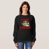 Sweatshirt Chercheur de poisson (Devant entier)