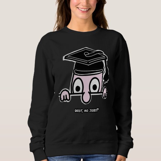 Sweatshirt chercheur doctoral Kilroy diplômé 13 (Devant)