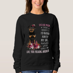 Sweatshirt Chère maman Mama Propriétaire du chien Joyeuse fêt