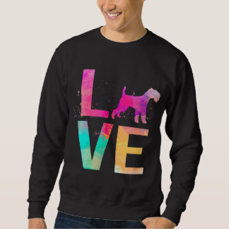 Sweatshirt Chérie de Chiens colorés Cadeaux de Maman Doux Man