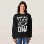 Sweatshirt Cherokeedna Amérindien Head (Devant entier)