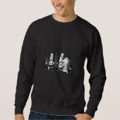 Sweatshirt chess figure king game queen horse (Devant)