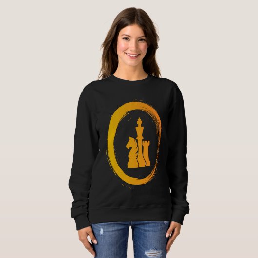 Sweatshirt Chess game Hobby Chess (Devant entier)