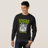 Sweatshirt Chess Master Chess Board Pieces Checkmate Grandmas (Devant entier)