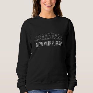 Sweatshirt Chess Piment Move With Purpose Joueur d'échecs