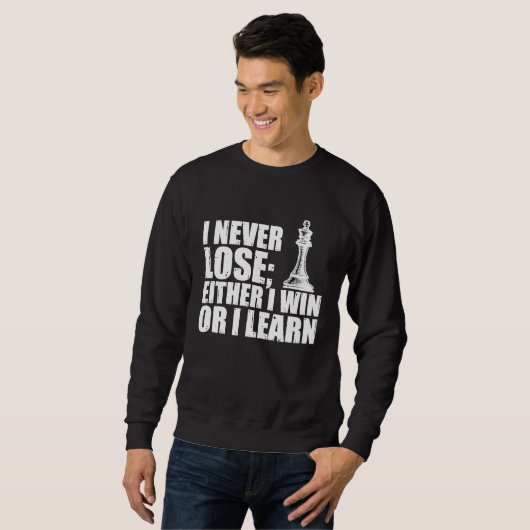 Sweatshirt Chess Player for Chess Lover Board Game Chess Piec (Devant entier)