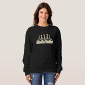 Sweatshirt Chess Retro Graphic Chess Player Checkmate Board G (Devant entier)