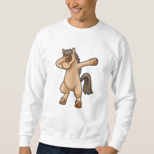 Sweatshirt Cheval à Hip hop Dance Dab (Devant)