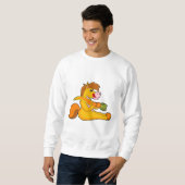 Sweatshirt Cheval à la carotte (Devant entier)