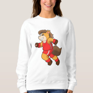 Sweatshirt Cheval à la course