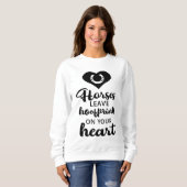 Sweatshirt Cheval adorable Cheval équestre Pony (Devant entier)