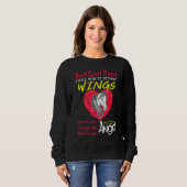 Sweatshirt Cheval Ange sans ailes Animaux (Devant entier)