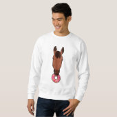 Sweatshirt Cheval avec beigne (Devant entier)