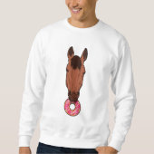 Sweatshirt Cheval avec beigne (Devant)