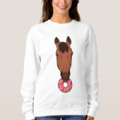 Sweatshirt Cheval avec beigne (Devant)