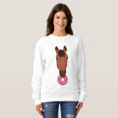 Sweatshirt Cheval avec beigne (Devant entier)
