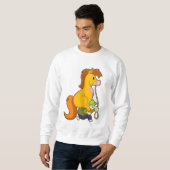 Sweatshirt Cheval avec Boy.PNG (Devant entier)