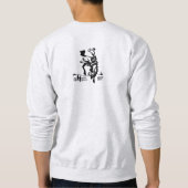 Sweatshirt Cheval Bronco et cavalier (Dos)