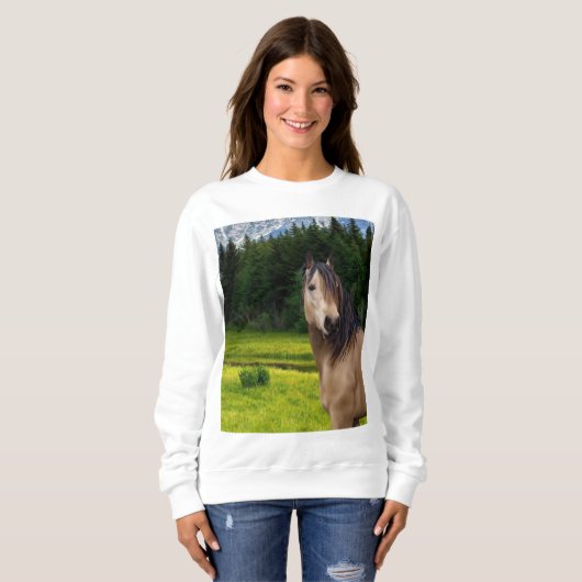 Sweatshirt Cheval Buckskin (Devant entier)
