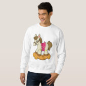 Sweatshirt Cheval comme Cheval à bascule.PNG (Devant entier)