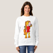 Sweatshirt Cheval comme coureur (Devant entier)