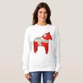 Sweatshirt Cheval dalécarlien (Devant entier)