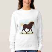 Sweatshirt Cheval des Rocheuses (Devant)