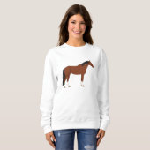 Sweatshirt Cheval Design (Devant entier)