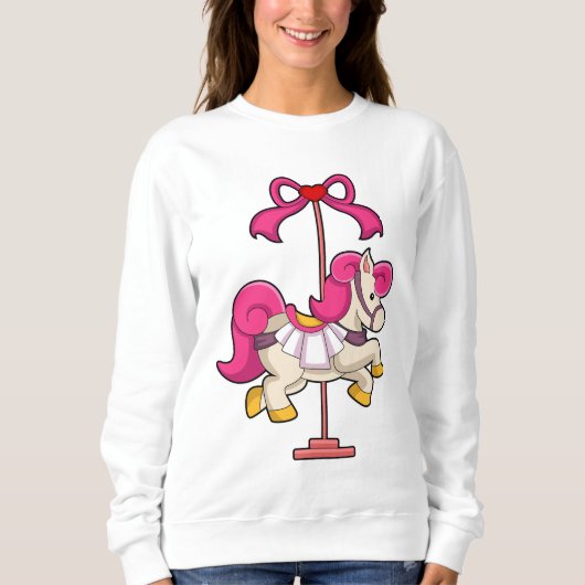 Sweatshirt Cheval en cheval de carrousel.PNG (Devant)