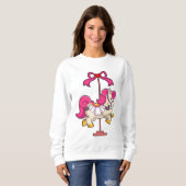 Sweatshirt Cheval en cheval de carrousel.PNG (Devant entier)