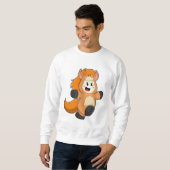Sweatshirt Cheval en costume (Devant entier)