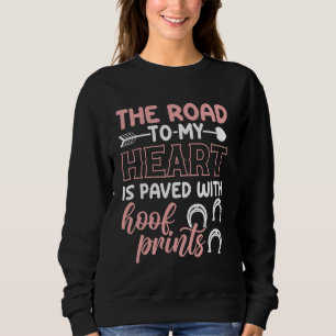 Sweatshirt Cheval fille d'équitation