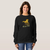 Sweatshirt Cheval Fille J'Aime Mon Cheval Équitation Rider En (Devant entier)