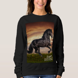 Sweatshirt Cheval friésien