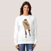 Sweatshirt Cheval isabelle jouant (Devant entier)