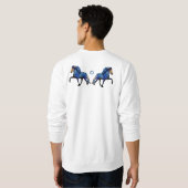 Sweatshirt Cheval islandais Stary Night (Dos entier)