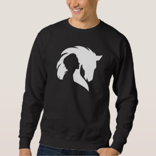 Sweatshirt Cheval Rider Silhouette